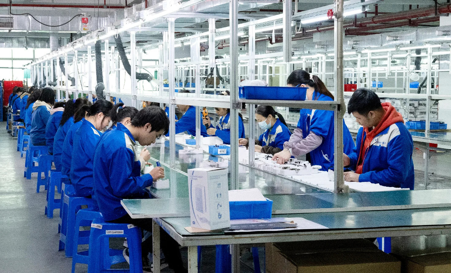 Assembly production and in-process inspection